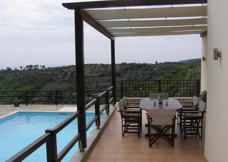 terrace and pergola
